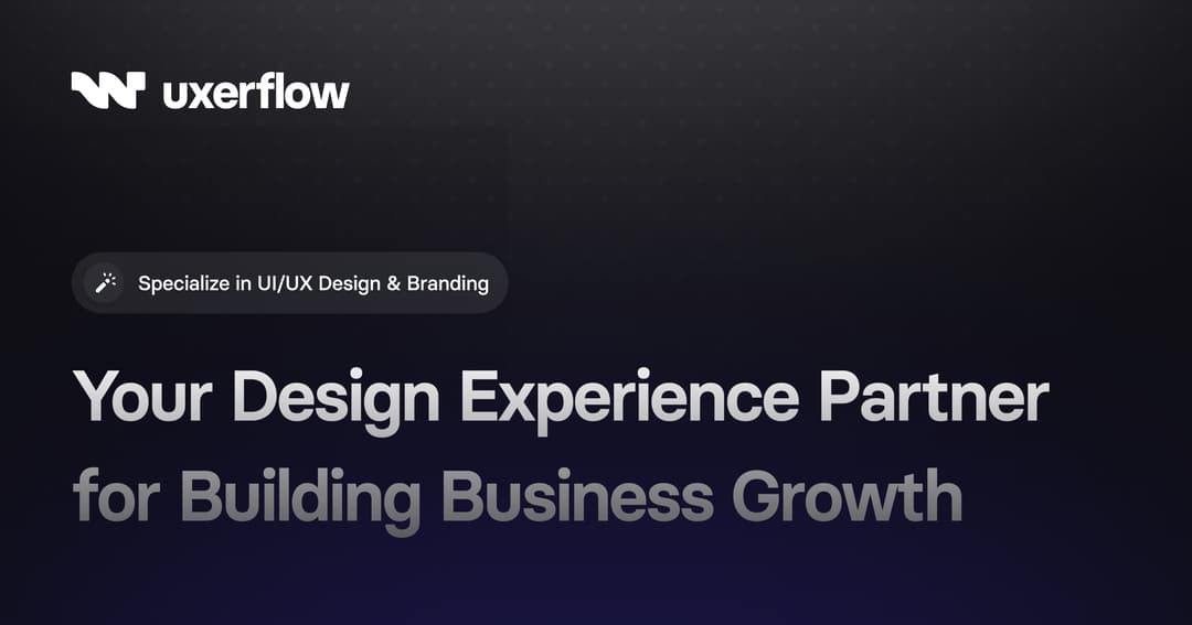 Uxerflow Website website homepage built with Framer