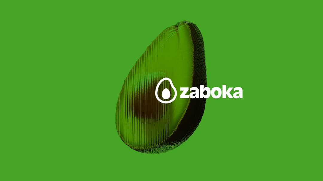 Zaboka website homepage built with Framer
