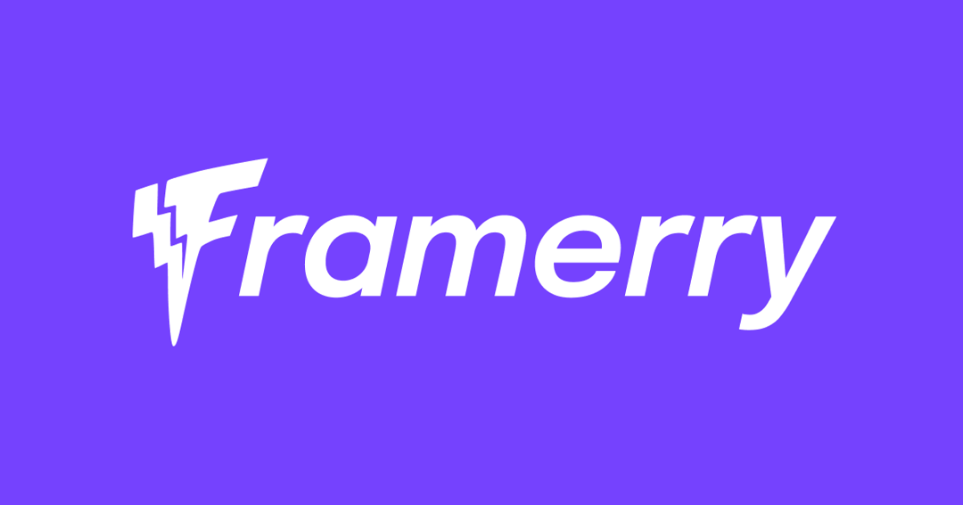 Framerry website homepage built with Framer