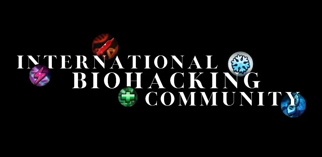 International Biohacking Community website homepage built with Framer