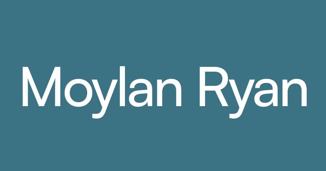 Moylan Ryan website homepage built with Framer