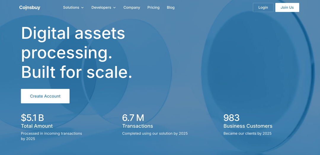 Coinsbuy website homepage built with Framer
