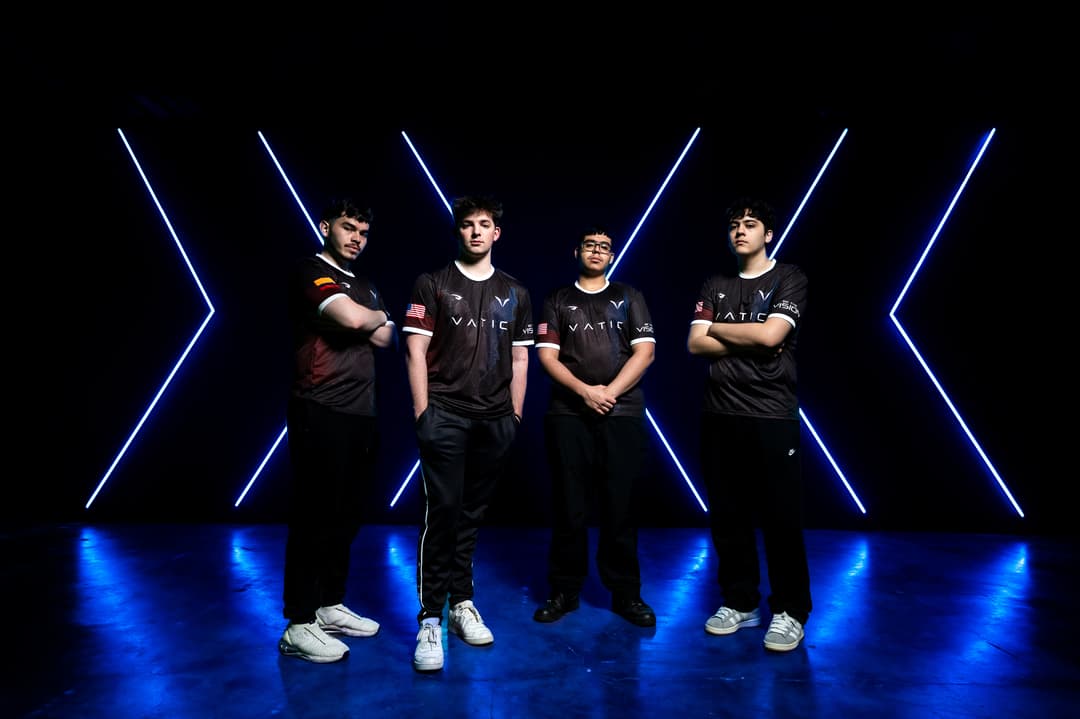 Vatic E-Sports website homepage built with Framer