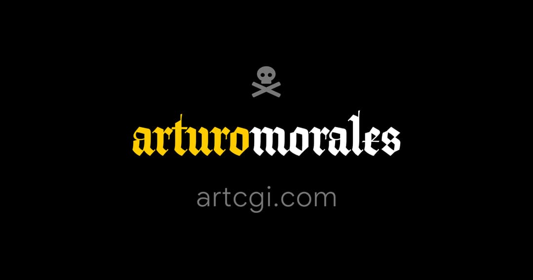 artcgi.com website homepage built with Framer