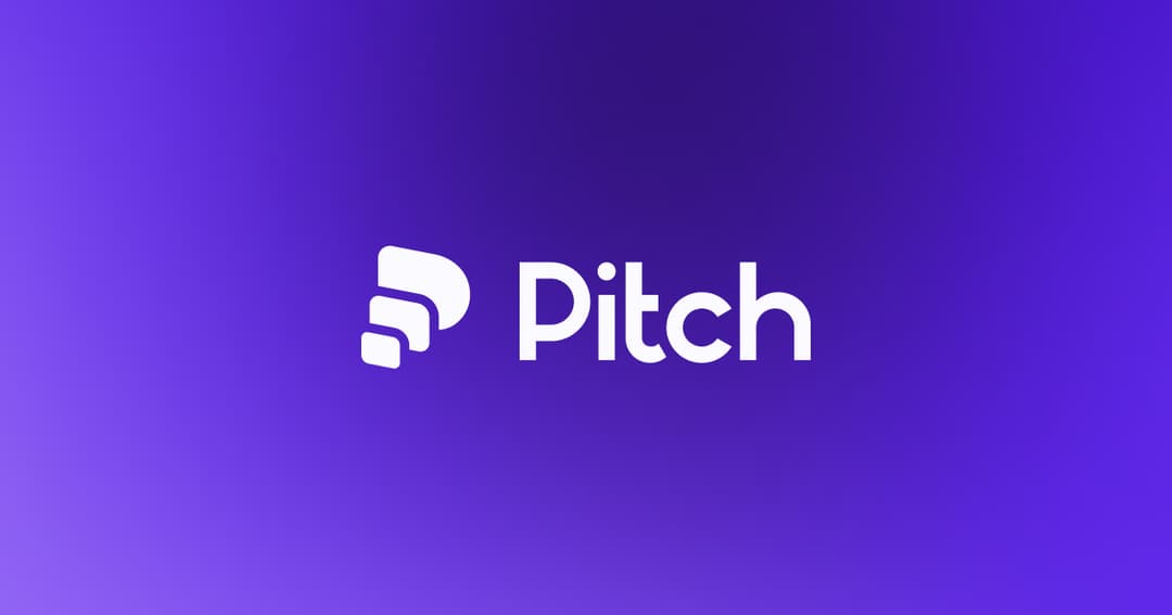 Pitch website homepage built with Framer
