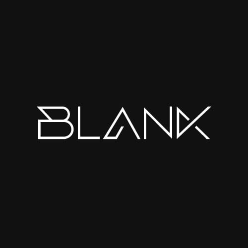Blank Multimedia website homepage built with Framer