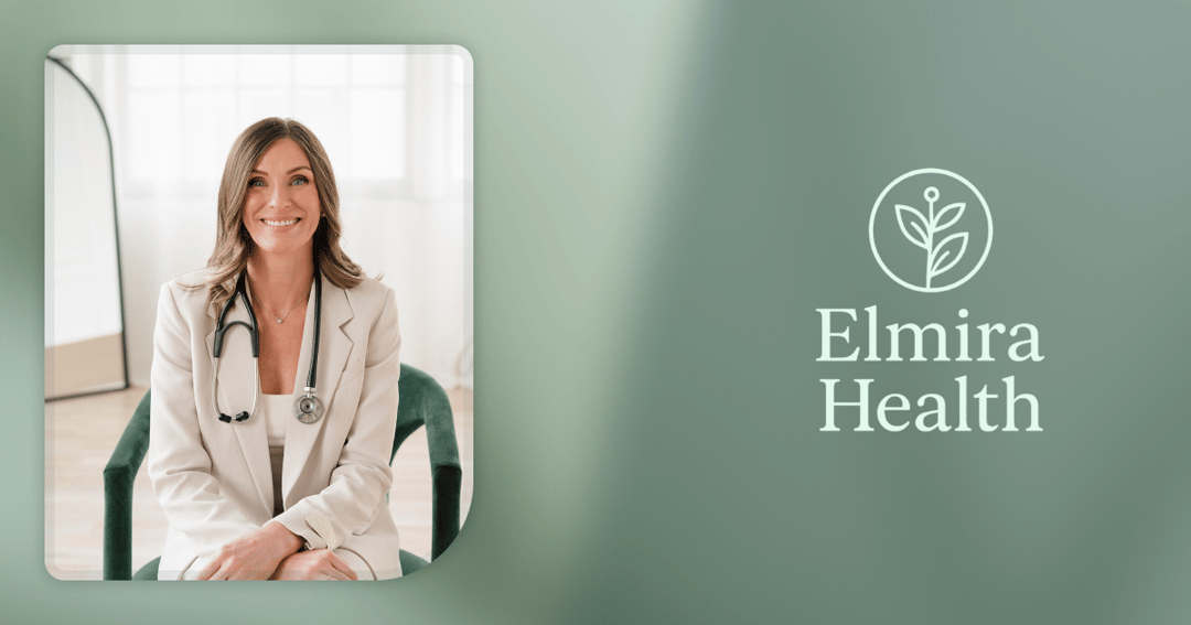 Elmira Health website homepage built with Framer