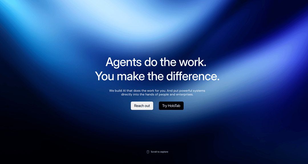 hcompany website homepage built with Framer