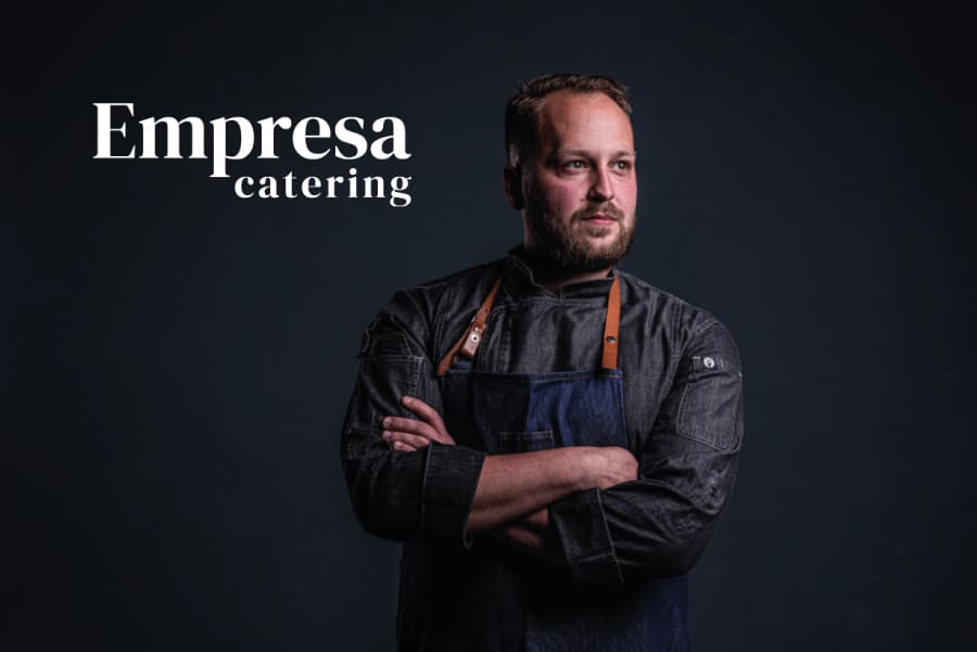 Empresa Catering website homepage built with Framer