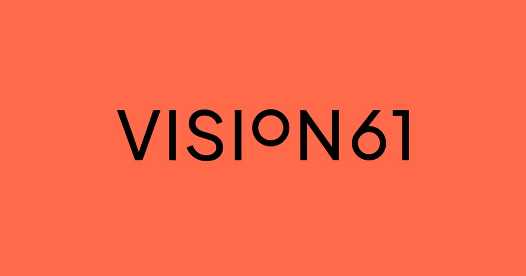 Vision 61 website homepage built with Framer