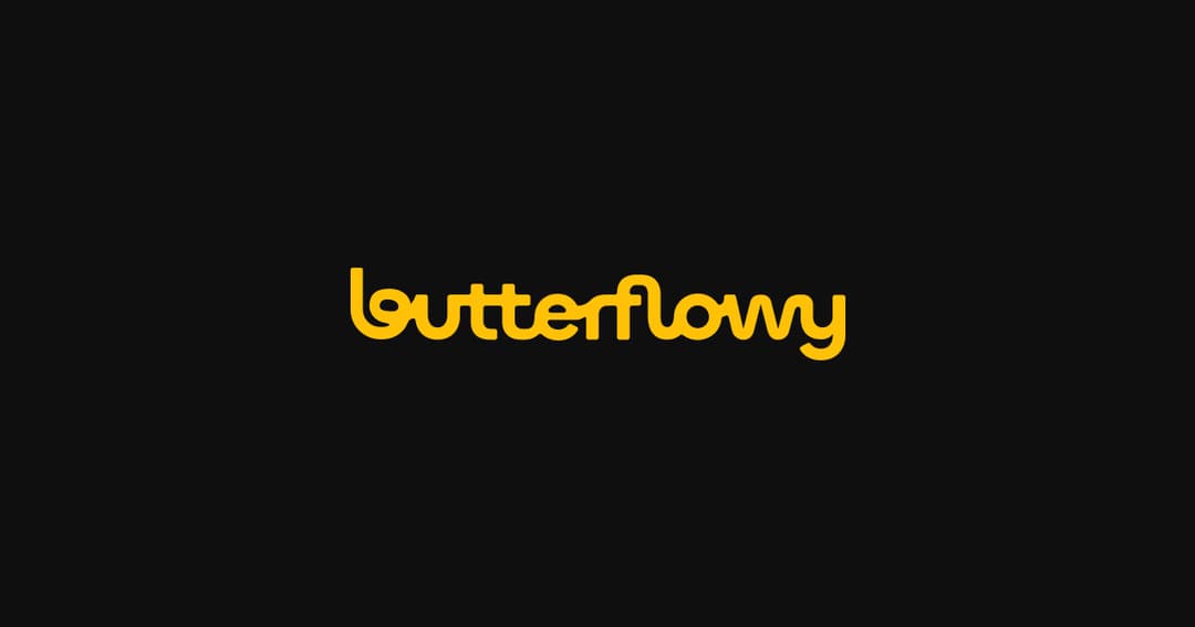 Butterflowy website homepage built with Framer