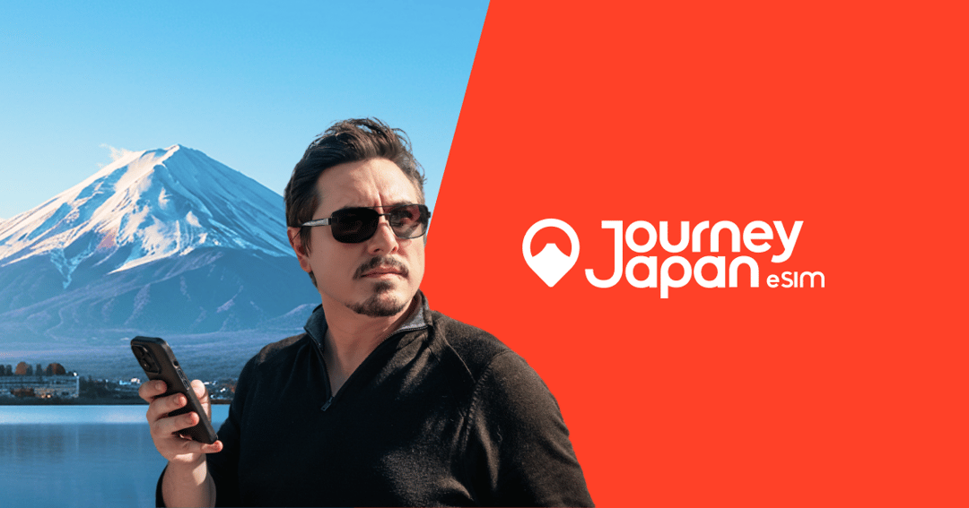 Journey Japan eSIM website homepage built with Framer