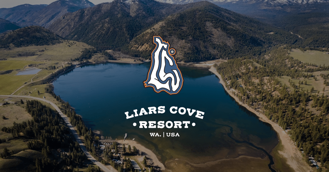 Liar's Cove Resort website homepage built with Framer