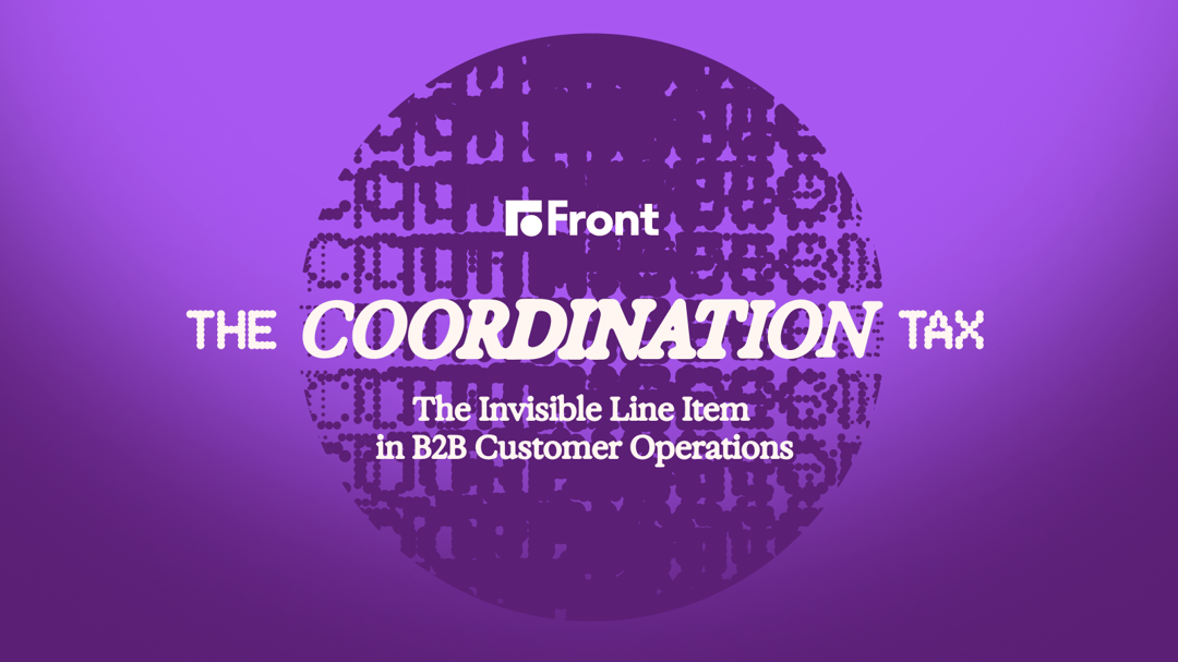Front - The Coordination Tax website homepage built with Framer