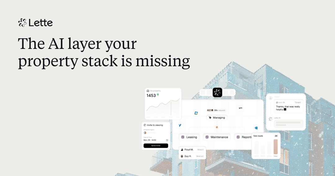 Lette AI website homepage built with Framer