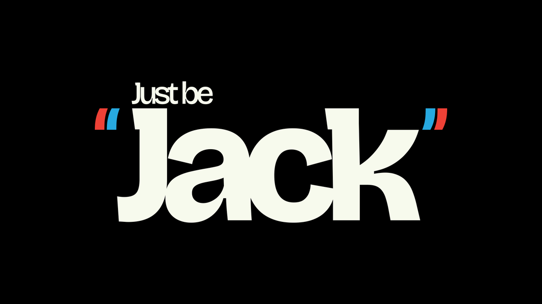 Just Be Jack website homepage built with Framer