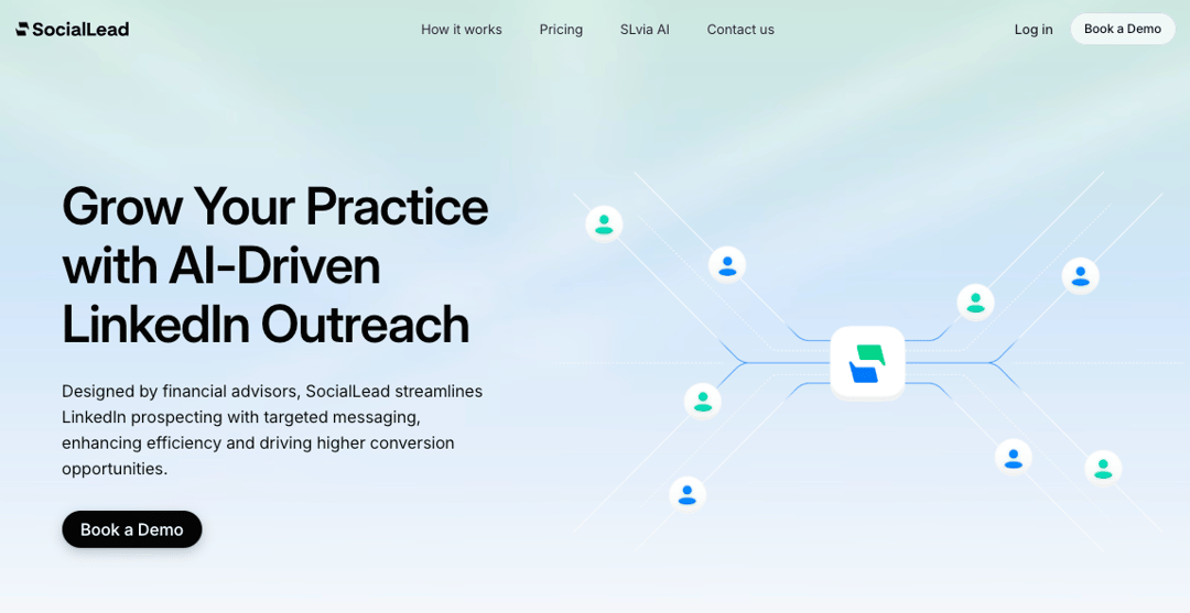 SocialLead website homepage built with Framer