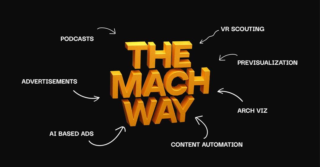 Mach Visuals website homepage built with Framer
