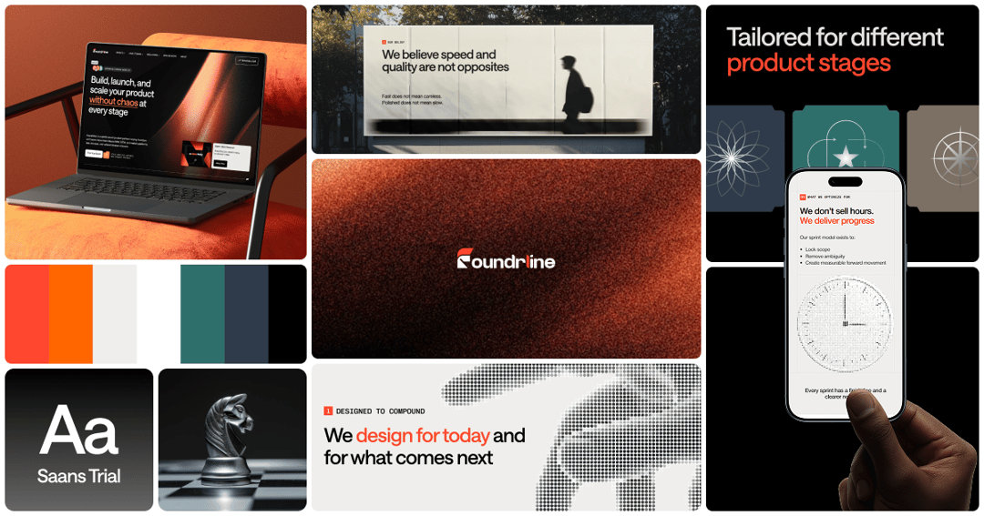 Foundrline website homepage built with Framer