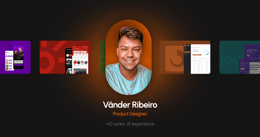 Vânder Ribeiro website homepage built with Framer