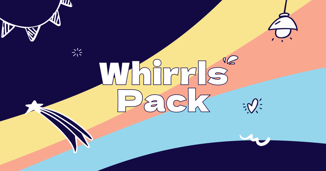 Whirrls website homepage built with Framer
