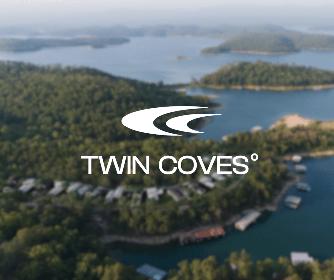 Twin Coves website homepage built with Framer
