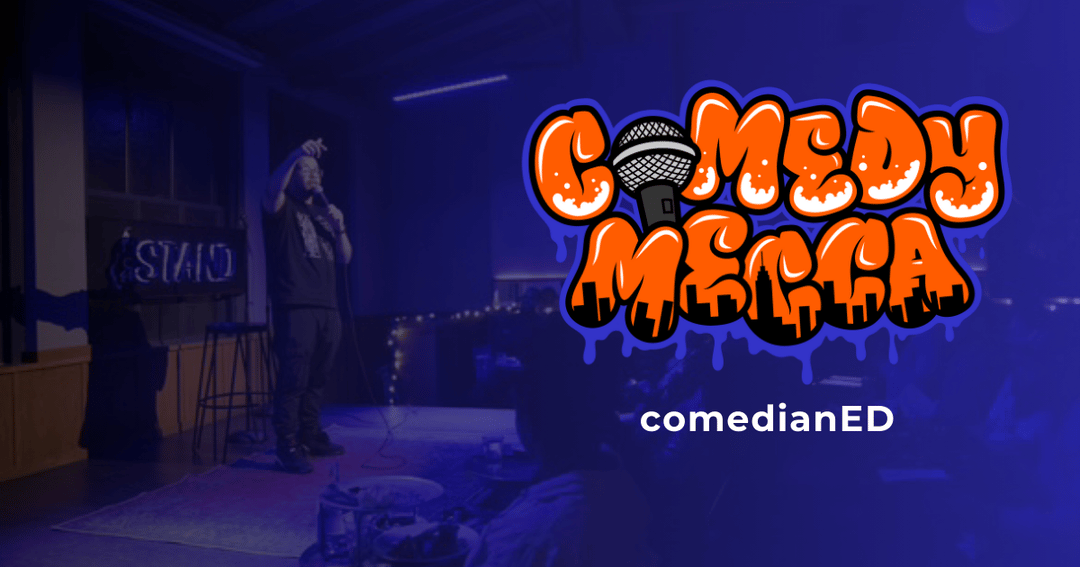 Comedianed website homepage built with Framer