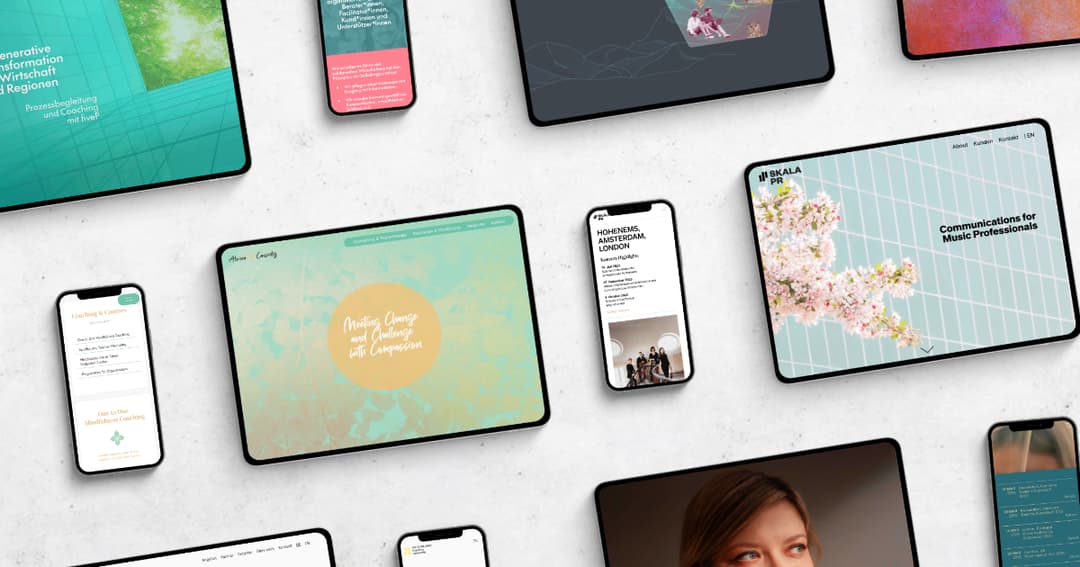 Anne Beatrix Busch website homepage built with Framer
