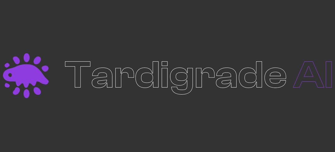 Tardigrade AI website homepage built with Framer