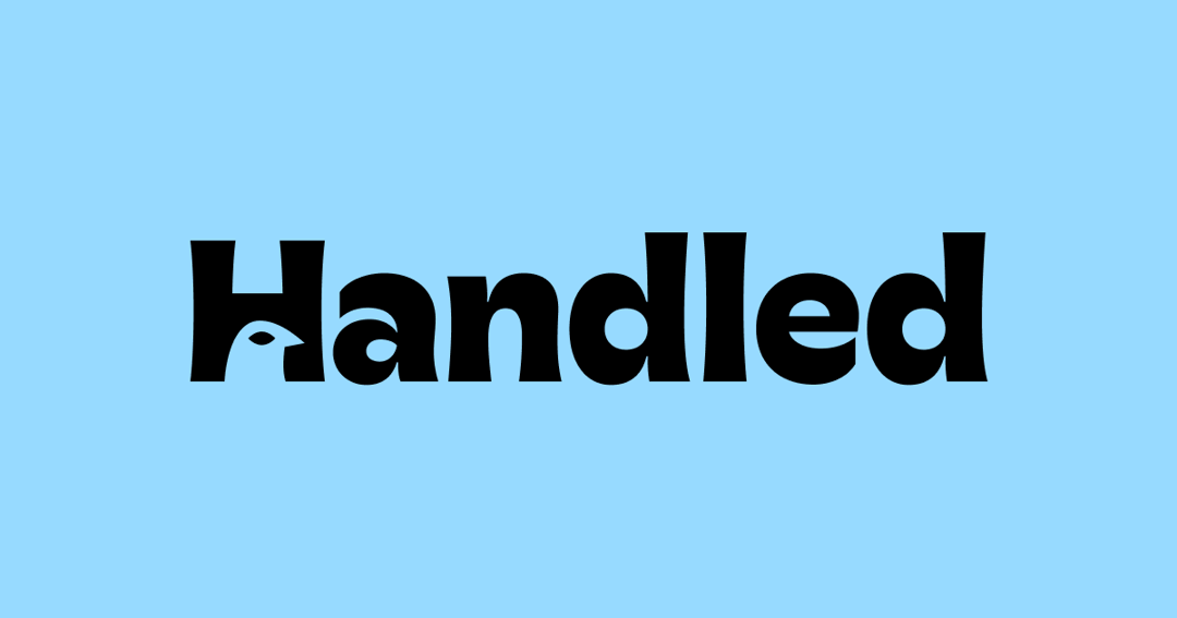 Handled website homepage built with Framer