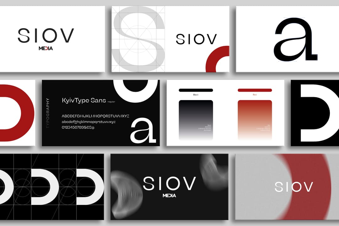 Siov Media website homepage built with Framer