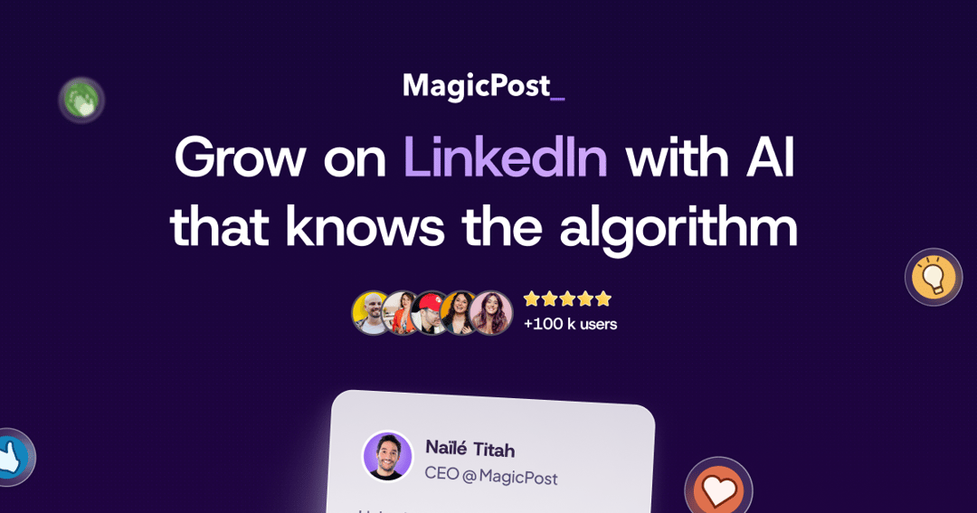 magicpost website homepage built with Framer