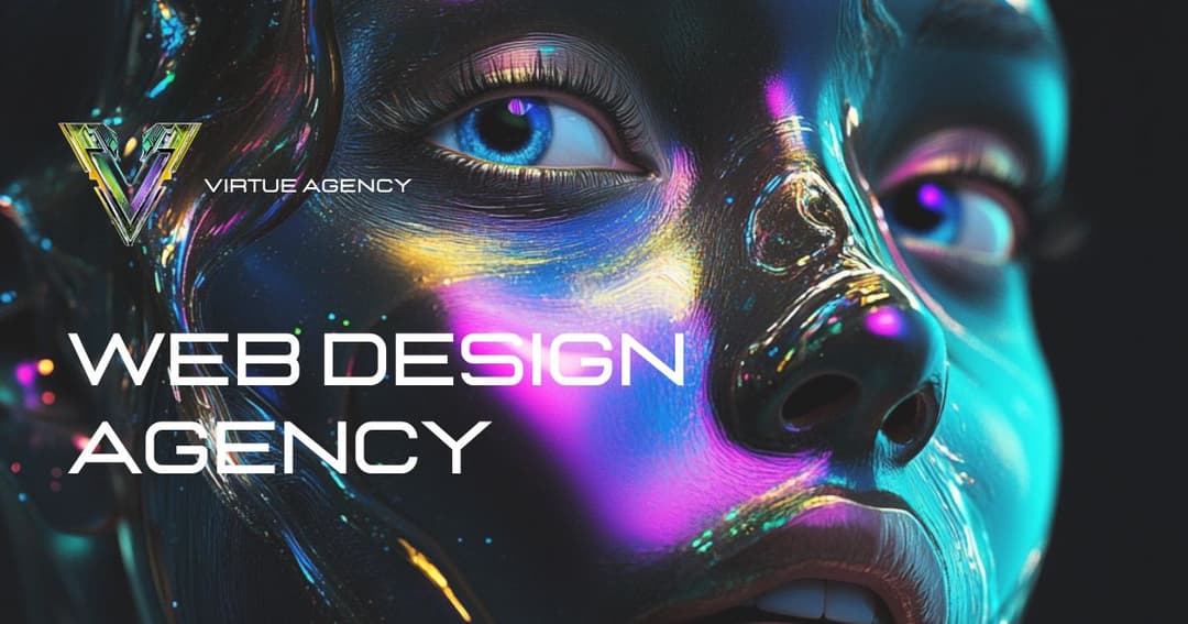 Virtue Agency website homepage built with Framer