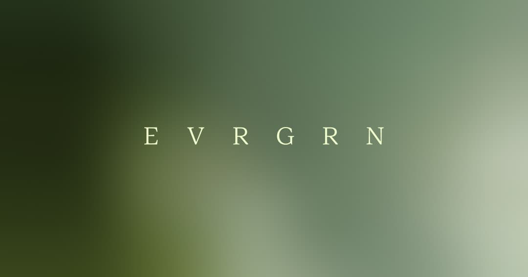 EVRGRN Longevity website homepage built with Framer