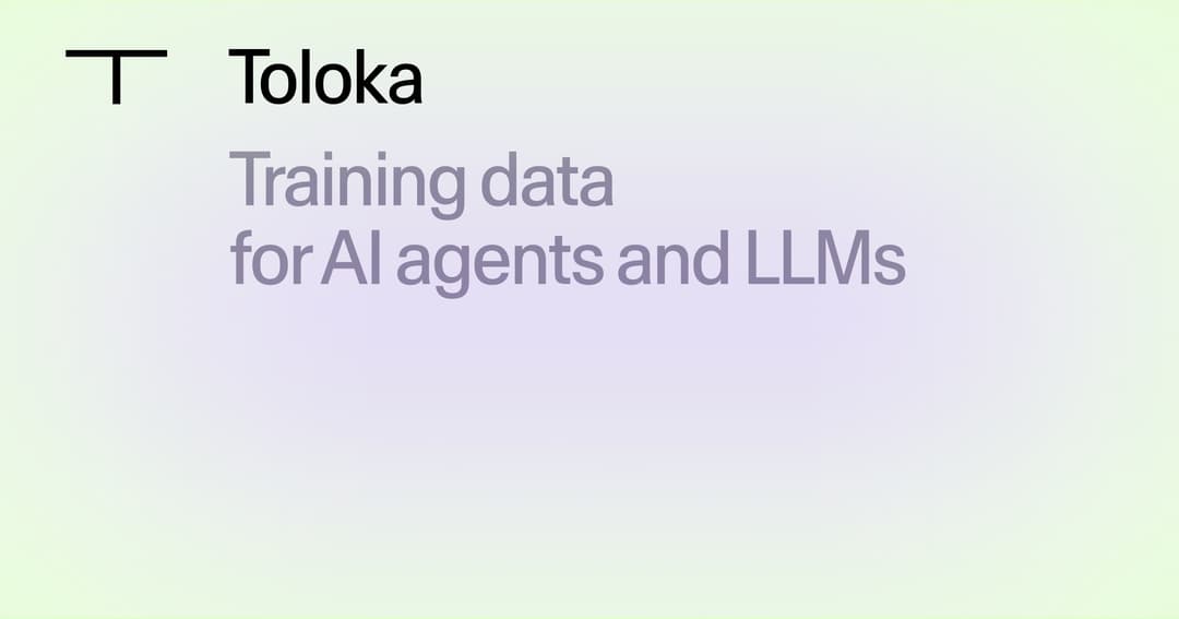 toloka website homepage built with Framer