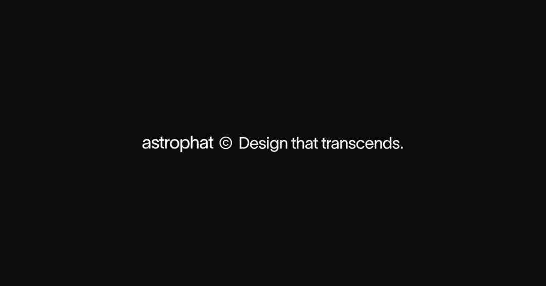 Astrophat website homepage built with Framer