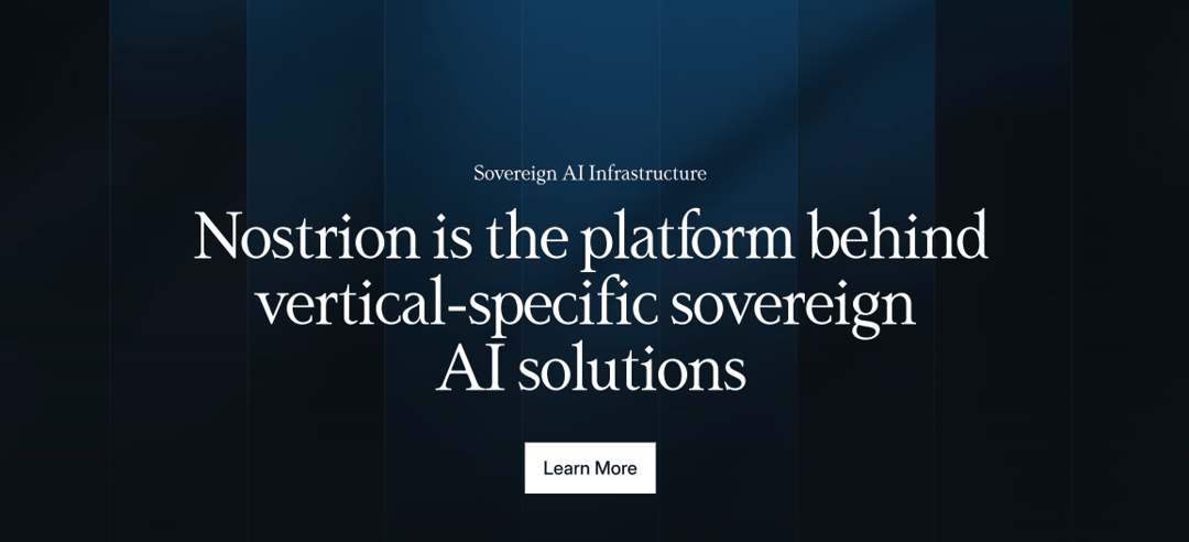 Nostrion 🇳🇱 website homepage built with Framer