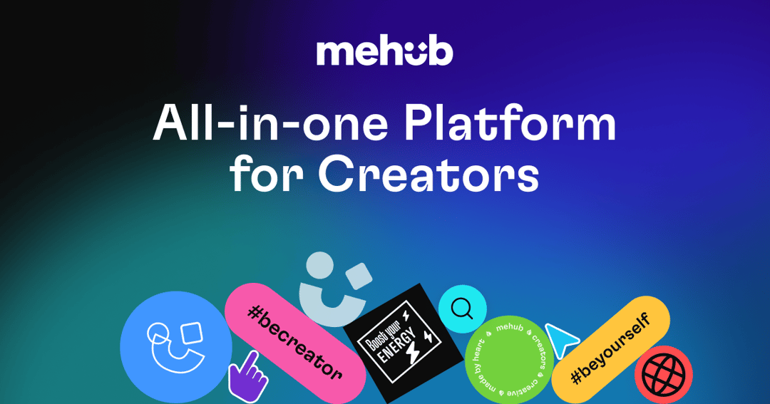 Mehub website homepage built with Framer