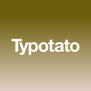 Typotato website homepage built with Framer