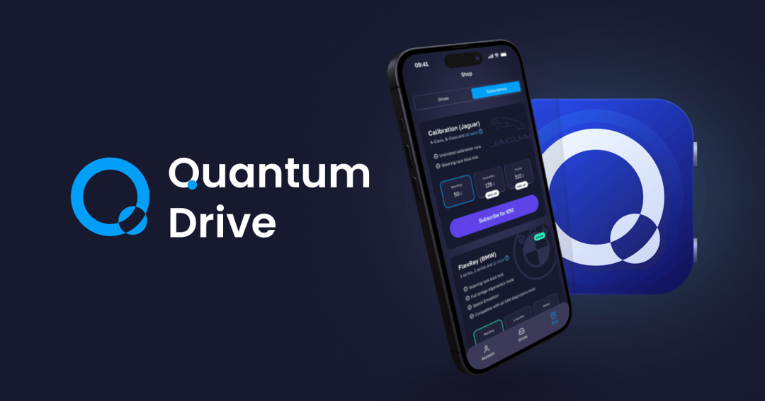 qdrive.app website homepage built with Framer