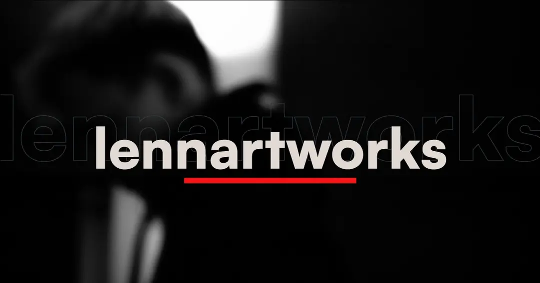 lennartworks.de website homepage built with Framer