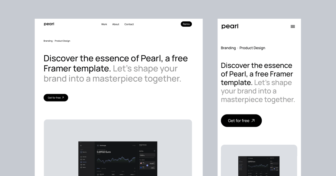 midnattsbris website homepage built with Framer