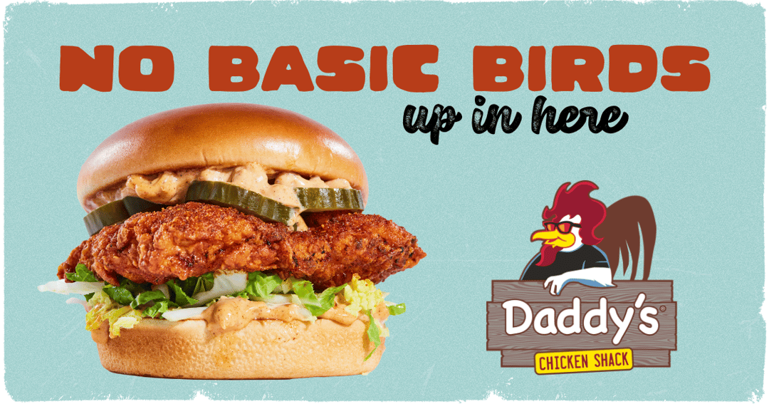 Daddy's Chicken Shack website homepage built with Framer