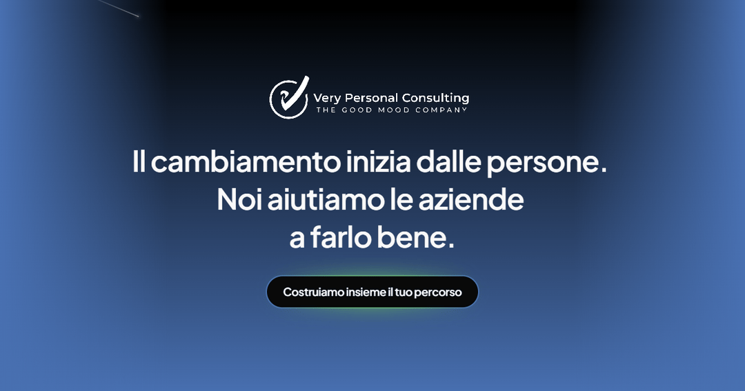 Very personal consulting website homepage built with Framer