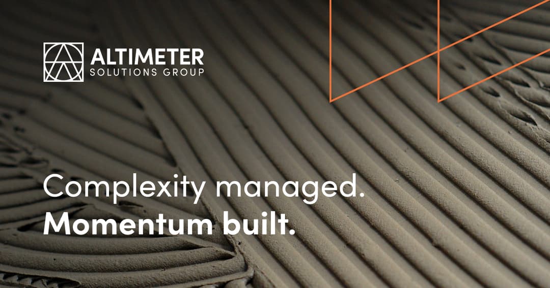 Altimeter Solutions Group website homepage built with Framer