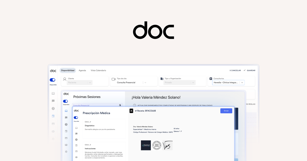 Doctors On Call website homepage built with Framer