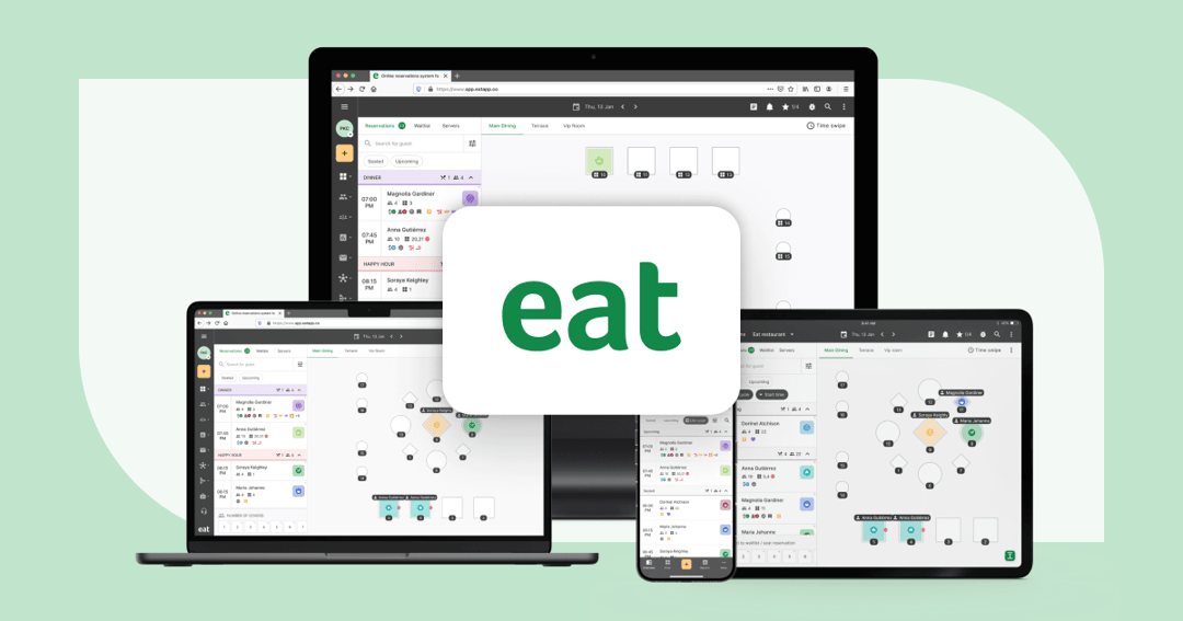 eatapp website homepage built with Framer