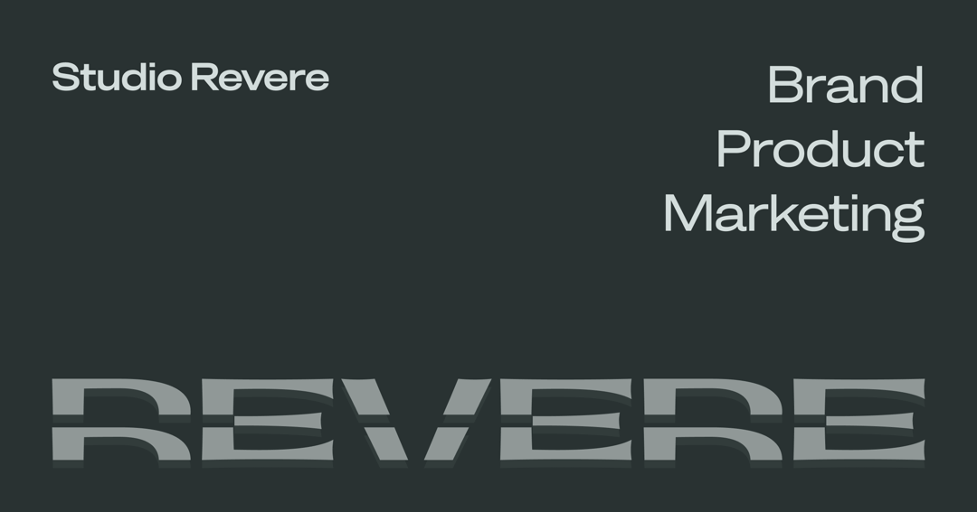 studio-revere.com website homepage built with Framer