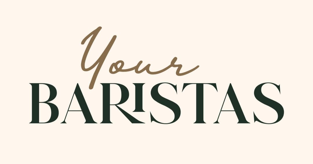 your baristas website homepage built with Framer