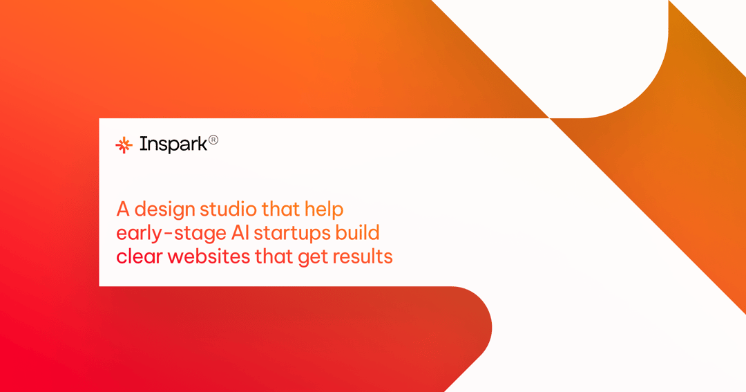 Inspark Design Studio website homepage built with Framer